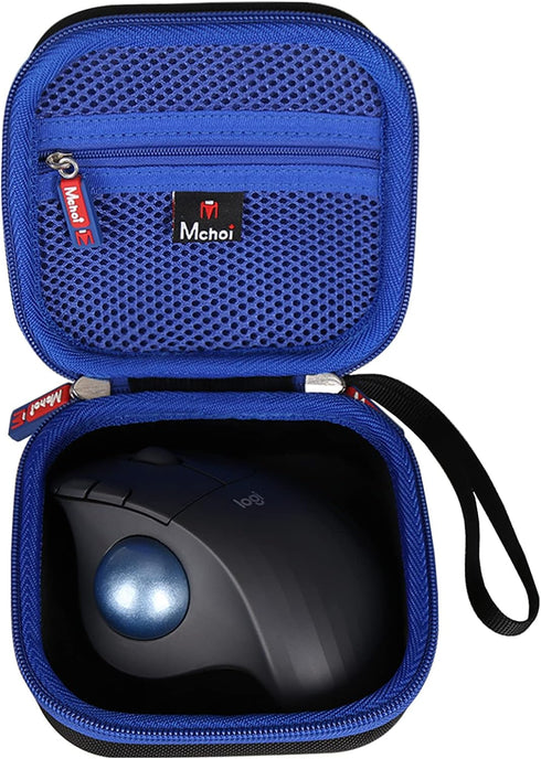 Mchoi Shockproof Carrying Case Suitable for Logitech Ergo M570 M575 / Nulea Wireless Trackball Mouse, Shockproof Waterproof Black Wireless Trackba...