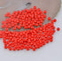 AD Beads 300 Pieces Wood Spacer Loose Wooden Craft Beads Big Hole Beads Assorted for Necklace Bracelet Craft Making Decoration (6x8mm 300pcs, Red)...