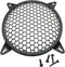 2 Pack 12 Inch Speaker Grills Subwoofer Grill Waffle Grill Guard Protector Covers with Mounting Screws ABS Mesh Round Subwoofer Speaker Cover...