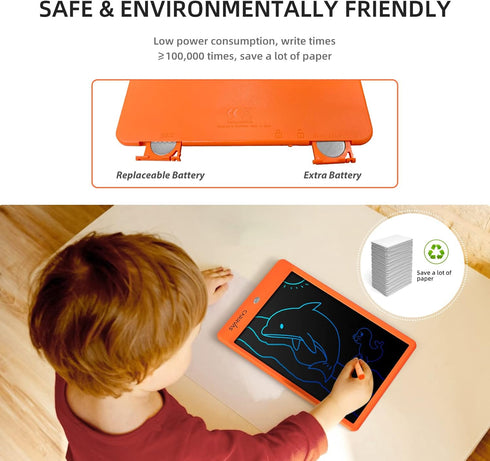 LCD Writing Tablet 10 Inch Colorful Drawing Pad for Kids Reusable Electronic Doodle Board Educational Learning Toy Gifts for 3 4 5 6 7 8 Years Old...
