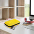 Bright Yellow Hard Shell Electronic Organizer Carrying Case - Shockproof Large Storage Case for Hard Drive, Phone, Power Bank, Charger, Earbuds - ...