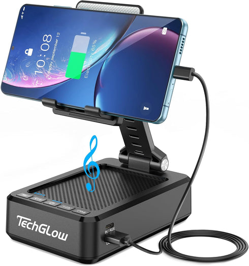 Gifts for Men Women Foldable Cellphone Stand with Bluetooth Speaker and Power Bank Birthday Gift Idea for Mom Dad Cool Gadget Tech Gifts...