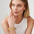HUASAI Chunky Gold Bracelets for Women Thick Paperclip Bracelet Link Chain Bracelet for Women Gold Jewelry for Women Birthday Gifts for Her...