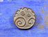 Bezelry 12 Pieces Swirl and Circles Metal Shank Buttons. 20mm (3/4 inch) (Copper White Patina)...