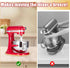 Mixer Sliding Slider Compatible with KitchenAid Bowl Lift Mixer - Bamboo Kitchen Countertop Storage Mover Sliding Caddy Moving Tray for Kitchen Ai...