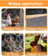 Garden Poultry Black Chicken Wire - 13.7 '' × 157 '' Chicken Wire for Crafts, Garden Fence Animal Barrier, 1 inch Mesh Poultry Netting Fence, Pet/...