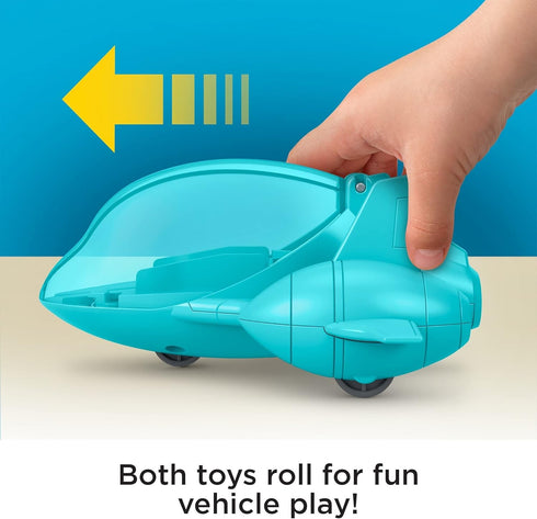 Fisher-Price DC League of Super-Pets Preschool Toy Super Launch Krypto Figure & Invisible Jet Vehicle Set for Pretend Play Kids Ages 3+ Years...