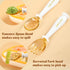 Toddler Forks and Spoons Set with travel case, Kids utensils for self-feeding bendable handle,Safe silicone Children Spoon and Fork,Toddler utensi...