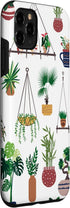 iPhone 11 Pro Max Indoor and Outdoor Plant Illustrations | Boho Nature Art Case...