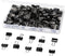 120 Pcs Mini Binder Clips, Small Binder Clips, 15mm Black Clips for Office...
