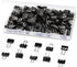 120 Pcs Mini Binder Clips, Small Binder Clips, 15mm Black Clips for Office...