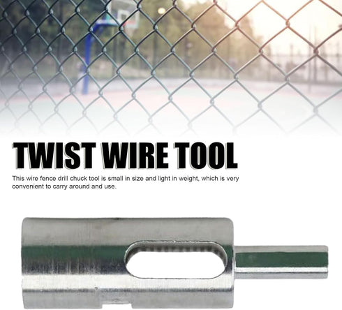 Wire Nut Twister, Wire Twister Tool Electrical Wire Stripper and Twister 9 Gauge Cable Wire Fence Drill Chuck Tool for Electricians...