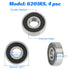 YOXUFA Front and Rear Wheel Bearing Kit for Coleman CT100U CC100X KT196 Baja Doodlebug DB30 Motovox Mbx10 mbx11 mmb80 105cc Realtree RT200 RB100 R...
