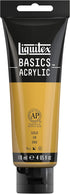Liquitex BASICS Acrylic Paint, 118ml (4-oz) Tube, Gold...