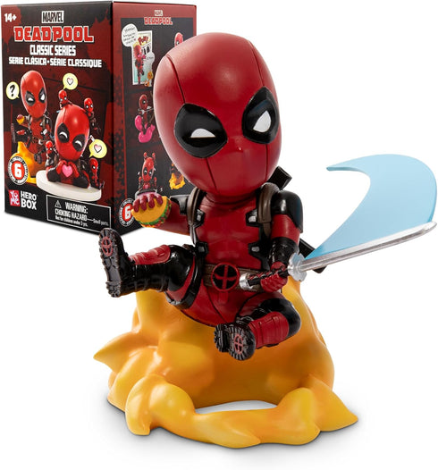 YuMe Deadpool Classic Series Hero Box - Blind Box, 2" to 4" Collectible Toy Figurines, Marvel Superhero Movie Inspired Toy Figure Set, Fun Gifts f...