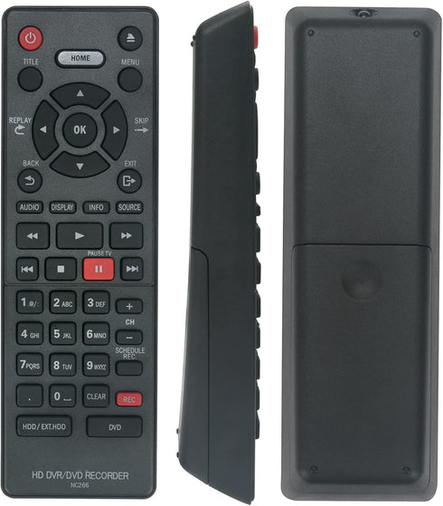 NC266 NC266UH Remote Control Compatible with Magnavox HD DVR DVD Recorder MDR868H MDR868H/F7 MDR865H/F7 MDR867H MDR867H/F7 MDR865H...