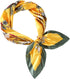 Women's 35" Satin Square Silk Like Hair Scarves and Wraps-Square Silk Head Scarf for wrapping hair...