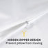 ZIMASILK 100% Pure Mulberry Silk Pillowcase for Hair and Skin Health,Soft and Smooth,Both Sides Premium Grade 6A Silk,600 Thread Count,with Hidden...