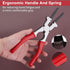 SPEEDWOX Mig Welding Pliers 6 In 1 Multi-Function Welding Pliers Nozzle Cleaner Slag Hammer 8" Professional Welding Welding Tools For Scraping Spa...