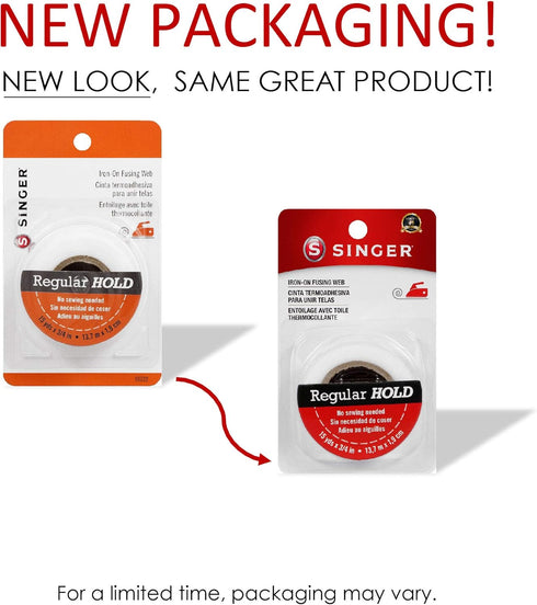 SINGER Iron-On Fusing Web 1-pack 3/4" x15 Yards...