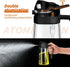 Oil Sprayer for Cooking, 2 in 1 Olive Oil Dispenser Bottle for Kitchen, 16oz/470ml Premium Glass Oil Bottle, Food-grade Oil Mister for Air Fryer, ...