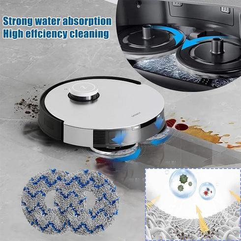 28 PCS Replacement Accessaries Kit Set for ECOVACS DEEBOT X1 Omni Turbo T10 T20 Omni T20/T20 Max/T20 ProRobot Vacuum Cleaner, 2 Main Brush, 8 Side...