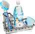 Consumest Sponge Holder for Kitchen Sink, Sink Caddy Kitchen Sink Organizer with Removable Drip Tray for Countertop Dish Soap Holder Dispenser Bru...