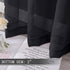 Tollpiz Short Sheer Curtains Linen Textured Bedroom Curtain Sheers Light Filtering Rod Pocket Voile Curtains for Living Room, 54 x 45 inches Long,...