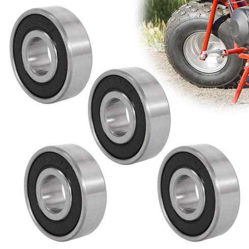 RUTU Mini Bike Wheel Bearing Front and Rear for CT100U CC100X KT196 Baja Doodlebug DB30 Realtree RT200 RB100 RB200 79cc 98cc 100cc Motovox MBX10 M...