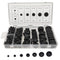 200Pcs 7 Sizes Rubber Grommet Assortment Kit, Firewall Hole Plug Set Electrical Wire Gasket Solid Hole Plugs Assortment Set for for Wire Plug, Cab...