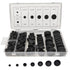 200Pcs 7 Sizes Rubber Grommet Assortment Kit, Firewall Hole Plug Set Electrical Wire Gasket Solid Hole Plugs Assortment Set for for Wire Plug, Cab...