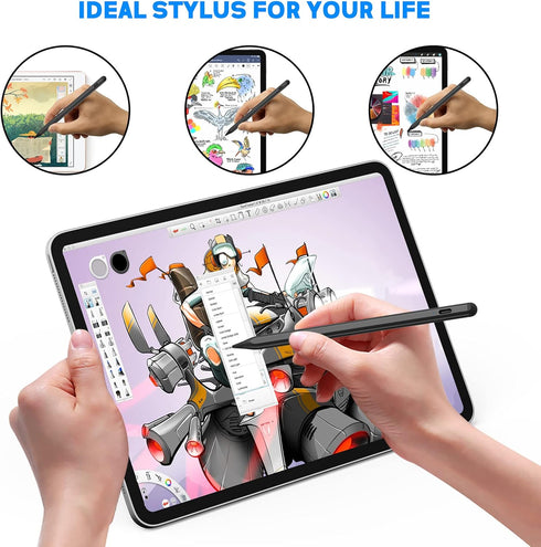 Stylus Pens for Touch Screens, NTHJOYS Active Stylus Pencil for iOS/Android with Magnetic Design Fine Point Stylist Compatible with Apple iPad/Pro...