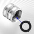 M MINGLE Garden Hose Adapter, Male to Male, Female to Female, 3/4 Inch Stainless Steel Connector, 4-Pack with Extra 4 Washers...