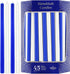 The Dreidel Company Deluxe Tapered Hanukkah Menorah Candles for All 8 Nights of Chanukah (Blue/White)...
