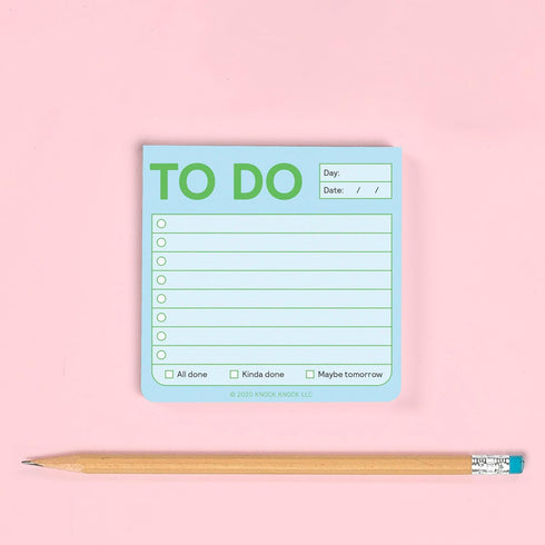 1-Count Knock Knock to Do Sticky Note Pad, 3 x 3-inches, 100 Sheets (Pastel Edition)...