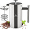 French Press Coffee Maker,Double Wall Vacuum Insulated 304 Stainless Steel coffee press for Home, Camping and Office...