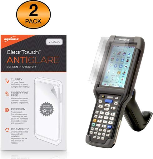 BoxWave Screen Protector Compatible with Honeywell Dolphin CK65 - ClearTouch Anti-Glare (2-Pack), Anti-Fingerprint Matte Film Skin for Honeywell D...