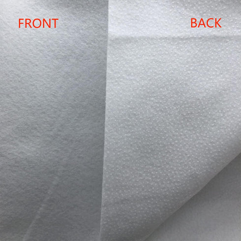 PLANTIONAL Iron-On Fusible Fleece Interfacing: Medium Weight One-Sided Loft Iron On Fusible Fleece White for Quilting Tote Bags and Home Decor...