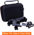 Hard Case for Go Pro Hero 12/11 / 10/9 / 8/7 / 2018/6 / 5 / Go Pro MAX Blcak / 4 Silvery Action Camera by LTGEM, Accessories Carrying Storage Shou...