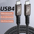 240W 3.2FT USB4 Fast Charging Cable USB-C to USB-C, Compatible with Thun-debalt 4/3, Supports 8K@60Hz Display & 40Gbps Data Transfer, for All Type...