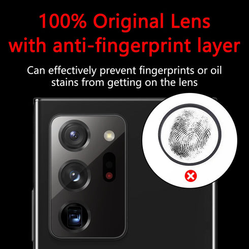 2PCS Soaosdr Original Back Rear Camera Lens Glass Replacement for Galaxy Note 20 Ultra 6.9 inch with Lens Protective Film+pre-Installed Adhesive+R...