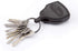 KEY-BAK SUPER48 Locking Retractable Keychain, Durable Polycarbonate Case, Leather Belt Loop, and Oversized Split Ring, Black...