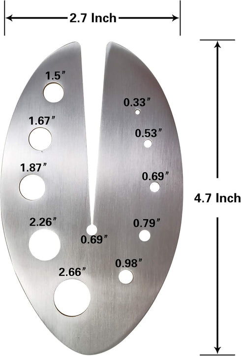 Herb Strippers 11 Holes-Stainless Steel Kitchen Leaf Stripping Tool- Perfect for Removing Stems From Herbs & Kale (1 Pack Herb Stripper)...