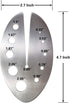Herb Strippers 11 Holes-Stainless Steel Kitchen Leaf Stripping Tool- Perfect for Removing Stems From Herbs & Kale (1 Pack Herb Stripper)...