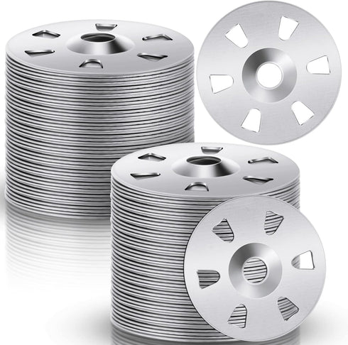 Dunzy 100 Pcs 1.38 Inch Washers for Installation of Foam Board Galvanized Steel Washer Wall Washer for Fixing Fastening and Supporting Foam Board ...