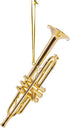 Broadway Gifts 3.5" Gold Brass Trumpet Ornament Decoration...
