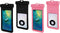 Waterproof Phone Pouch, 2 Pack, Touch Unlock, Rainproof & Waterproof case for Apple iPhone,Samsung,Motorola,OnePlus, up to 7.2 Inches (Black,Pink)...