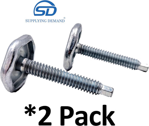 Supplying Demand WD12X23057 WD12X10417 2 Pack Dishwasher Screw-in Leveling Leg Replacement Model Specific Not Universal