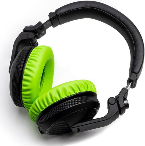 Stylish Color Options Dj Work Ear Pads Foam Cushion Compatible with Pioneer Hdj-X5 X5bt Hdj-X7 X7bt Hdj-X10 Dj Headset Headphone (Green Ear Pads L...