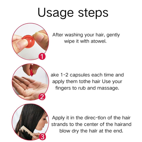 Hair Serum Oil, Hair Care Seruml oil, Hair Serum, No need Rinse Serum Oil (1PCS)...